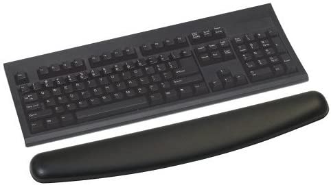 3M Wr309le Wrist Rest, Nonskid Base, 18 - Inch Wx2 - 1/2 - Inch Dx3/4 - Inch H, Black - Dealtargets.ca