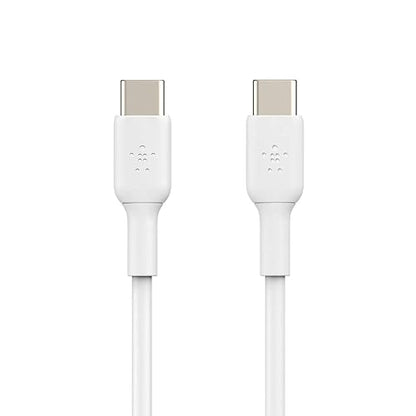 Belkin Boost Charge USB-C to USB-C Cable (USB Type-C Fast Charge Cable for Samsung, Pixel, iPad Pro and More) 2 m, White