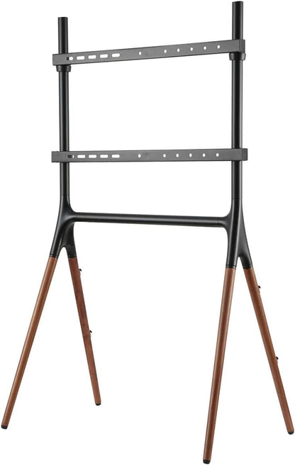Tripp Lite Portable 49 to 70 inch Universal TV Monitor Stand Artistic Black Steel &amp; Wood Finish Flat or Curved Displays (DMPDS4970)