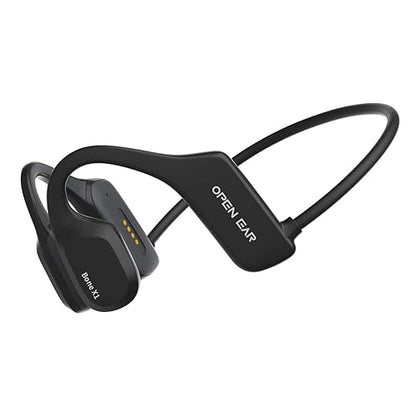 OPN Sound OS2000BK Mezzo Bluetooth Bone-Conduction Neckband Headphones with Microphone, Black