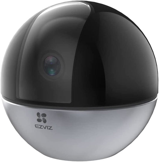 EZVIZ 4MP Indoor Camera PTZ with AI Human Detection, 2K Pan Tilt Security, Baby/Pet Monitor, Night Vision, 4X Auto-Zoom, Motion Tracking | C6W