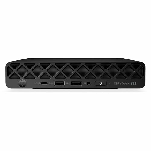HP EliteDesk 8 G2i Desktop Computer - Intel Core Ultra 7 Series 3 356H - 32 GB - 512 GB PCI Express NVMe 5.0 SSD - Mini PC - Jack Black