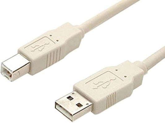 StarTech.com 6 ft Beige A to B USB 2.0 Cable - M/M - 6ft Type a to b USB Cable - 6ft a to b USB 2.0 Cable - 6ft a to b USB Cable (USBFAB_6)