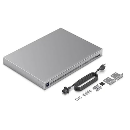Ubiquiti Pro Max Layer 3 Switch - 24 Ports - 2.5 Gigabit Ethernet, Gigabit Ethernet, 10 Gigabit Ethernet - 2.5GBase-T, 10/100/1000Base-T, 10GBase-X - 3 Layer Supported - Modular - 50 W Power Consumption