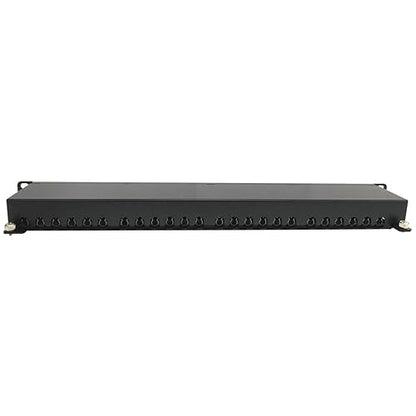 Tripp Lite 24-Port Cat6a Shielded Patch Panel, RJ45, 10 Gbps, STP, 110 Punch Down, 1U Rackmount Standard 19-inch, TAA Compliant, (N252-024-6A-SH)