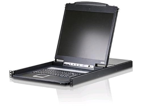 ATEN TECHNOLOGY CL1308NUKIT Aten 8-Port 19 LCD Integrated USB/PS2 Combo KVM with 8 Cables