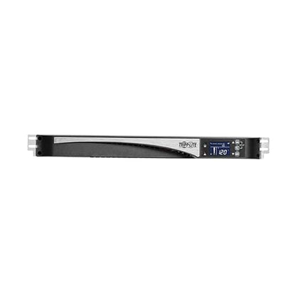 Tripp Lite Smart 700VA UPS, 420W 120V, 4 Standard Outlets, Pure Sine Wave, AVR, Network Card Slot, LCD Status Screen, USB, DB9, 1U Rack Mount, 3-Year Warranty & $250,000 Insurance (SMART700RT1U)