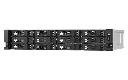 QNAP TL-R1200PES-RP-US 12 Bay 2U Short Depth rackmount PCIe Interface SATA JBOD for petabyte-Scale Expansion (Diskless)