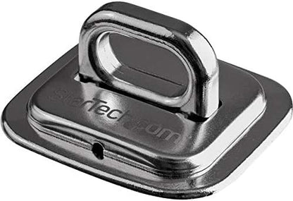 Laptop Cable Lock Anchor - Steel - Computer Security Cable Anchor - Desk Mount Security Anchor Point - Screw-On Lock Anchor