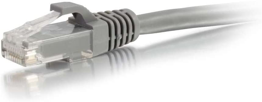 C2G/ Cables To Go 27130 Cat6 Cable - Snagless Unshielded Ethernet Network Patch Cable, Gray (1 Foot, 0.30 Meters)