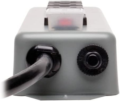 Tripp Lite 6 Outlet Waber Industrial Power Strip, 6ft Cord with 5-15P Plug (6SP) blue 6 Outlet, 6ft Cord Power Strip