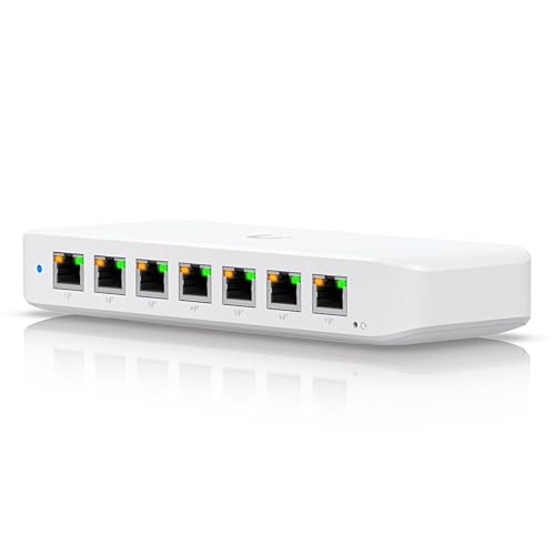 Ubiquiti Ultra USW-ULTRA-60W Ethernet Switch - 8 Ports - Manageable - Gigabit Ethernet - 1000Base-T - 2 Layer Supported - 9 W Power Consumption - 52 W PoE Budget - Twisted Pair - PoE Ports - Wall Mountable