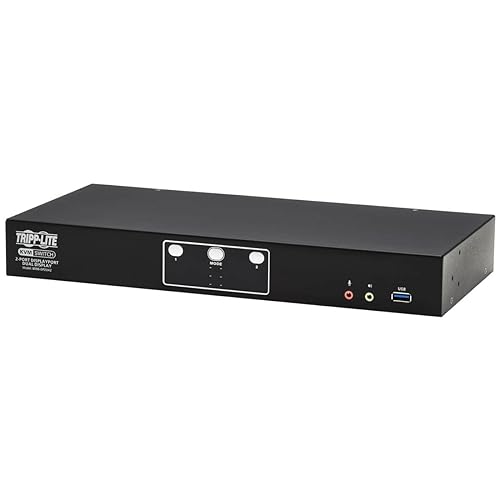 Tripp Lite 2-Port DisplayPort KVM Switch, Control Two Devices with Two Monitors Desktop Switch, UHD 4K @ 60Hz Video, Two USB 3.2 Gen 1 Ports, 3-Year Warranty (B006-DP2UA2) DisplayPort 2-Port