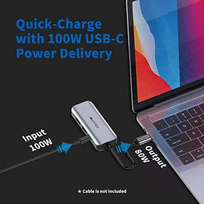 HYPERDRIVE 4-in-1 USB-C Hub 4 in 1 Space Grey
