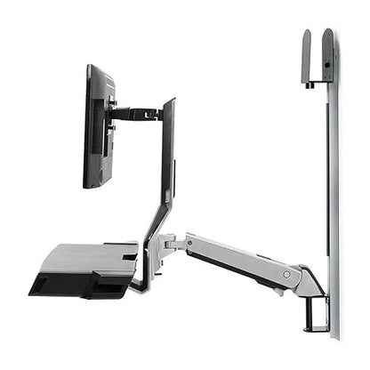 Ergotron 45-594-026 StyleView Combo Arm System with Worksurface and CPU Holder