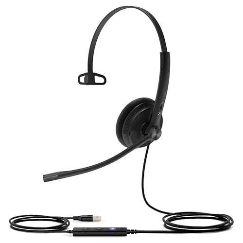 Yealink Uh34 Lite Mono Uc Usb Headset - Boom Microphone - Noise Canceling - Headband
