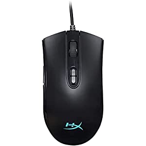 HyperX Pulsefire Core - RGB Gaming Mouse, Software Controlled RGB Light Effects &amp; Macro Customization, Pixart 3327 Sensor up to 6,200DPI, 7 Programmable Buttons, Mouse Weight 87g Black Wired Pulsefire Core Mouse