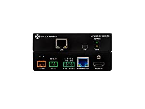 Atlona technologies Atlona AT-UHD-EX-100CE-TX 4K/UHD HDMI Over 100M HDBaseT Extender (Transmitter) with PoE