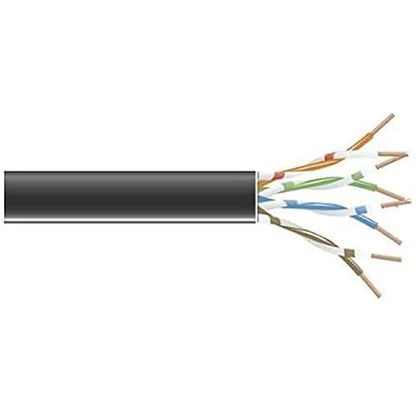 BLACK BOX NETWORK SRV - GigaTrue 550 CAT6 550-MHz Stranded Bulk Cable 4-Pair PVC 23 AWG Black 1000-ft. 3
