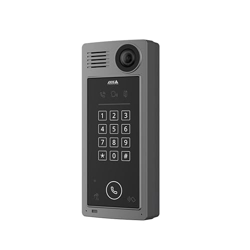 AXIS COMMUNICATION INC A8207-VE MkII Network Video Door Phone Sub Station, Metallic Dark Gray