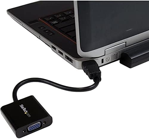StarTech.com 1080p 60Hz HDMI to VGA High Speed Display Adapter - Active HDMI to VGA (Male to Female) Video Converter for Laptop/PC/Monitor (HD2VGAE2) HDMI to VGA - Compact Cable