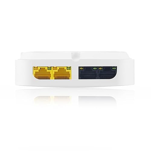 Zyxel WiFi 6 AX3000 Dual-Radio NebulaFlex Pro Wall-Plate Access Point | PoE+ [WAX300H] WiFi 6 | AX3000 | Wall Plate