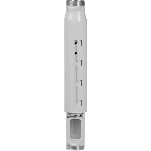 Chief CMS0203W Adjustable Extension Column, 500 lb Weight Capacity, 36.0" H x 2.3" Diameter, White