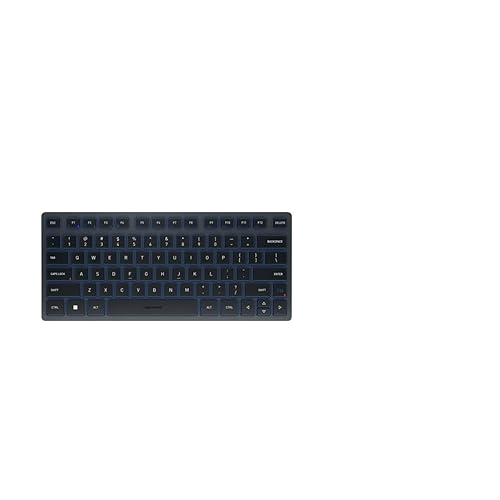 CHERRY KW 7100 Keyboard - Multi-Device, Compact, 3 Bluetooth Channels, AES-128 Encryption, Status LEDS, Abrasion-proof Key Legends
