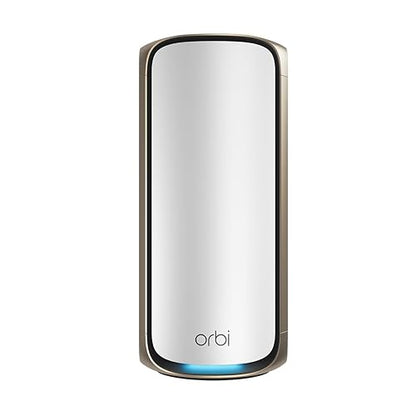 NETGEAR Orbi 970 Series Quad-Band WiFi 7 Mesh Add-on Satellite (RBE970) - Works with Orbi RBE972S and RBE973S, Adds Coverage Up to 3,300 sq. ft., BE27000 802.11be (Up to 27Gbps)