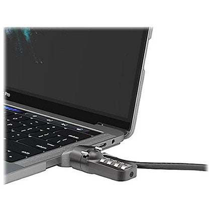 Maclocks MBPRLDGTB01CL Security Laptop Ledge Lock Adapter with Combination Cable Lock for MacBook Pro with Touch Bar