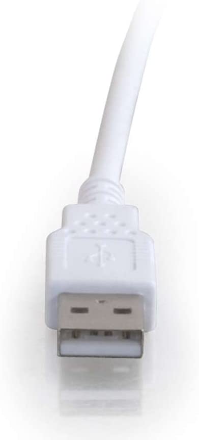 C2g/ cables to go C2G 26686 USB Extension Cable - USB 2.0 A Male to A Female Extension Cable, White (9.8 Feet, 3 Meters)
