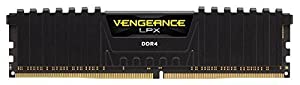 Corsair CMK32GX4M2A2666C16 Vengeance LPX 32GB (2x16GB) DDR4 DRAM 2666MHz (PC4-21300) C16 Memory Kit - Black Black 32GB Kit (2x16GB) 2666MHz