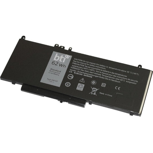 Battery Technology BTI 6MT4T-BTI 8157mAh For Select Dell Latt