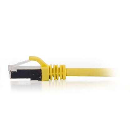 C2G 00859 Cat6 Cable - Snagless Shielded Ethernet Network Patch Cable, Yellow (1 Foot, 0.30 Meters) 1 Foot Yellow
