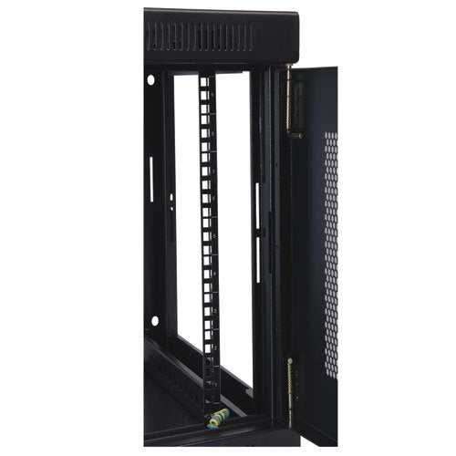 TRIPP LITE SmartRack 9U Low-Profile Switch-Depth Wall-Mount Rack Enclosure Cabinet, Black (SRW9U)