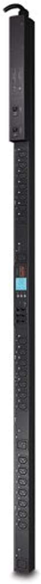 APC Rack Mount PDU, Metered-by-Outlet with Switching, 200V-240V/30A, (24) Outlets, 0U Vertical Rackmount (AP8641)