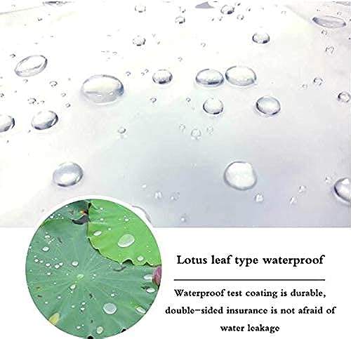 Clear Waterproof Cover Tarpaulin,Rainproof UV Resistant Anti-aging Insulation PE Tarpaulin Great For Garden Furniture Cars Boat Or Pool Cover Camping-Transparent 12x39ft