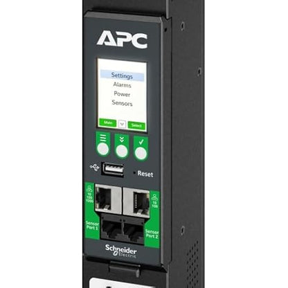 APC by Schneider Electric NetShelter 48-Outlets PDU - Switched - IEC 60309 30A 3P+N+PE - 24 x IEC 60320 C13/C15/C19/C21, 24 x IEC 60320 C13/C15 - 415 V, 480 V - Network (RJ-45) - 5.91 ft Cord Length - 0U - Rack