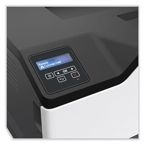 Lexmark CS331dw Laser Printer - Color - 26 ppm Mono / 26 ppm Color - 600 dpi Print - Automatic Duplex Print - Wireless LAN, White/Gray, Medium (40N9020)