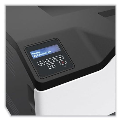 Lexmark CS331dw Laser Printer - Color - 26 ppm Mono / 26 ppm Color - 600 dpi Print - Automatic Duplex Print - Wireless LAN, White/Gray, Medium (40N9020)