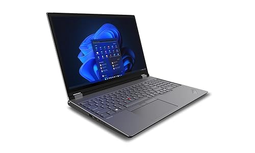Lenovo ThinkPad P16 G1 21D600BUUS 16 Mobile Workstation - WQXGA - 2560 x 1600 - Intel Core i7 12th Gen i7-12800HX Dual-core [2 Core] 2 GHz - 16 GB Total RAM - 512 GB SSD - Storm Gray, Villi Black
