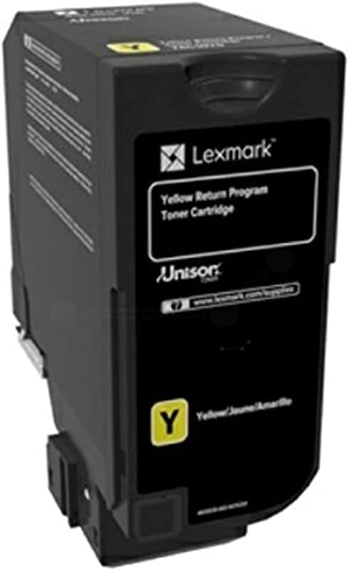 Lexmark High Yield Yellow Toner Cartridge, 16000 Yield (84C0H40)