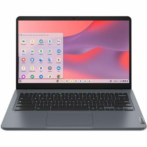 Lenovo 14e Chromebook Gen 3 82W6003CUS 14 Touchscreen Chromebook - Full HD - Intel N-Series N100-8 GB - 64 GB Flash Memory - English Keyboard - Storm Gray - Intel Chip - 1920 x 1080 - ChromeOS