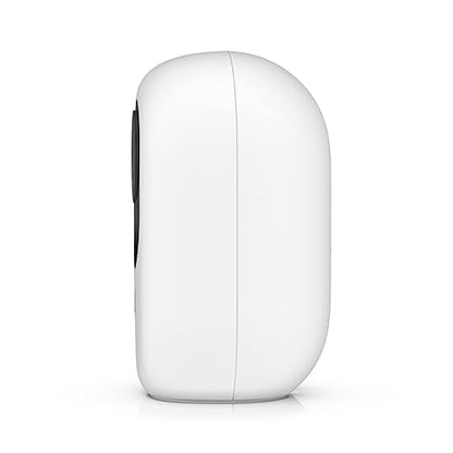 Ubiquiti UniFi Protect G4 Instant Camera, Weatherproof, 5MP, Built-in Speaker and Microphone for Two-Way Audio, Compact, Wide-Angle, Wi-Fi Connected, Night Mode, UVC-G4-INS-US, White