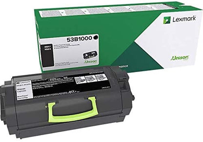 Lexmark 53B1000 MS817n Return Program Toner Cartridge, Black, 1 Size