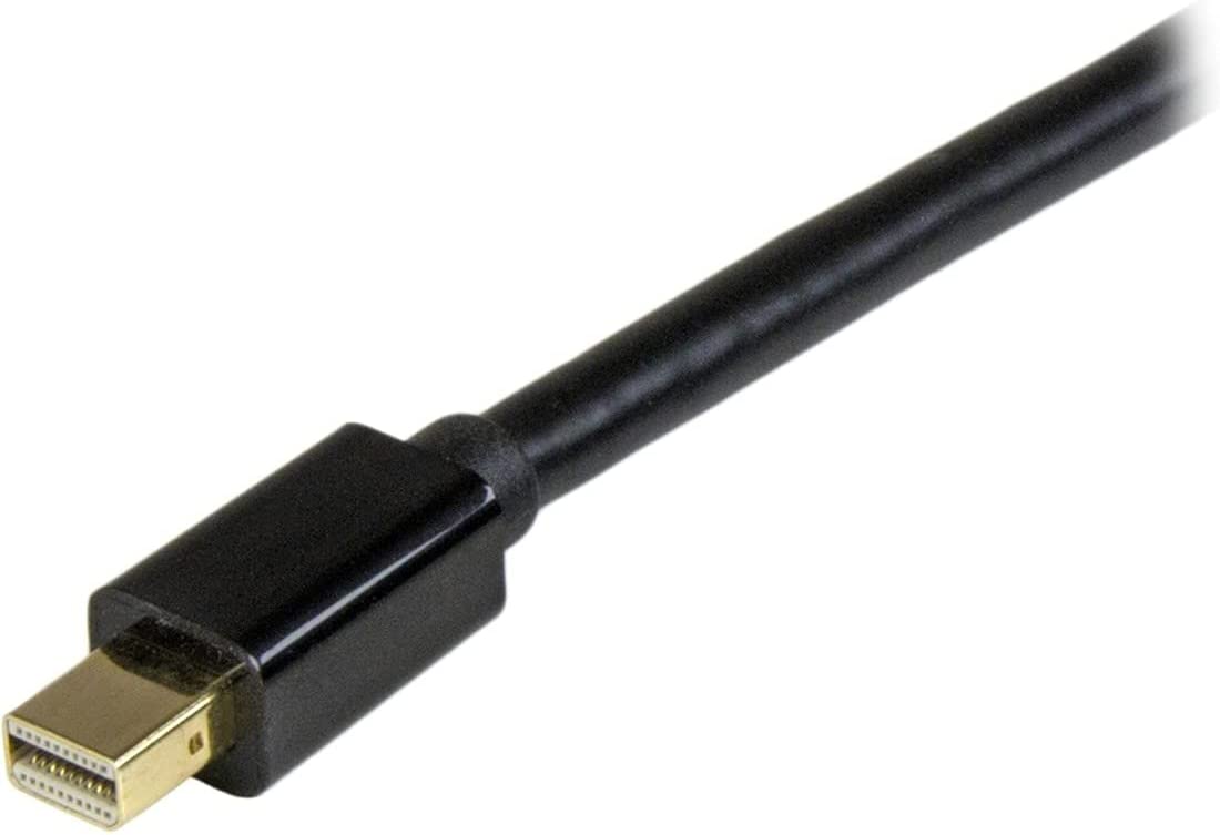 StarTech.com 15ft (5m) Mini DisplayPort to HDMI Cable - 4K 30Hz Video - mDP to HDMI Adapter Cable - Mini DP or Thunderbolt 1/2 Mac/PC to HDMI Monitor/Display - mDP to HDMI Converter Cord (MDP2HDMM5MB) 15 ft / 5 m Black