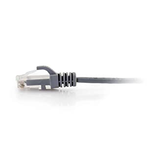 C2g/ cables to go C2G 01089 Cat6 Slim Cable - Snagless Unshielded Slim Network Patch Cable, Gray (3 Feet, 0.91 Meters) 3-feet Grey