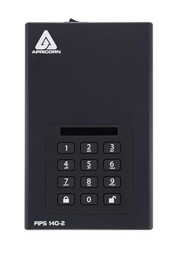 Apricorn Aegis Desktop 4 TB FIPS 140-2 Validated 256-Bit Encrypted Hard Drive (ADT-3PL256F-4000)