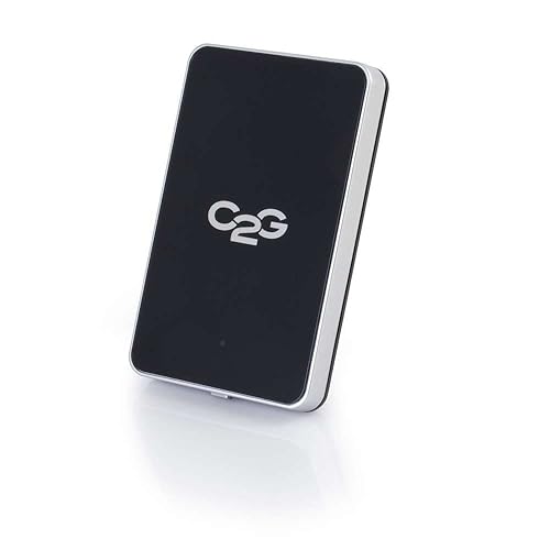 C2G 29468 Wireless HDMI Audio/Video Presentation Solution, TAA Compliant, Black Wireless HDMI Adapter Kit