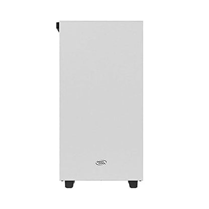 DeepCool MACUBE 110 WH Micro ATX Case with Full-Size Magnetic Tempered Glass Removable HDD Cage and Built-in Graphics Card Holder - White
